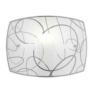 APPLIQUE SPIRELLI DECORO CERCHI E27 30X22 CM- 1,0 pz