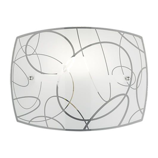 APPLIQUE SPIRELLI DECORO CERCHI E27 30X22 CM- 1,0 pz