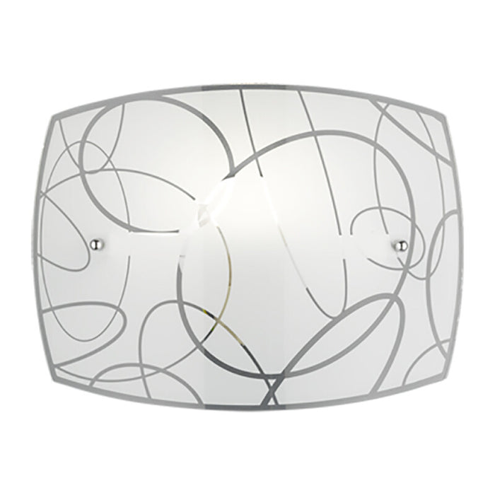 APPLIQUE SPIRELLI DECORO CERCHI E27 30X22 CM- 1,0 pz