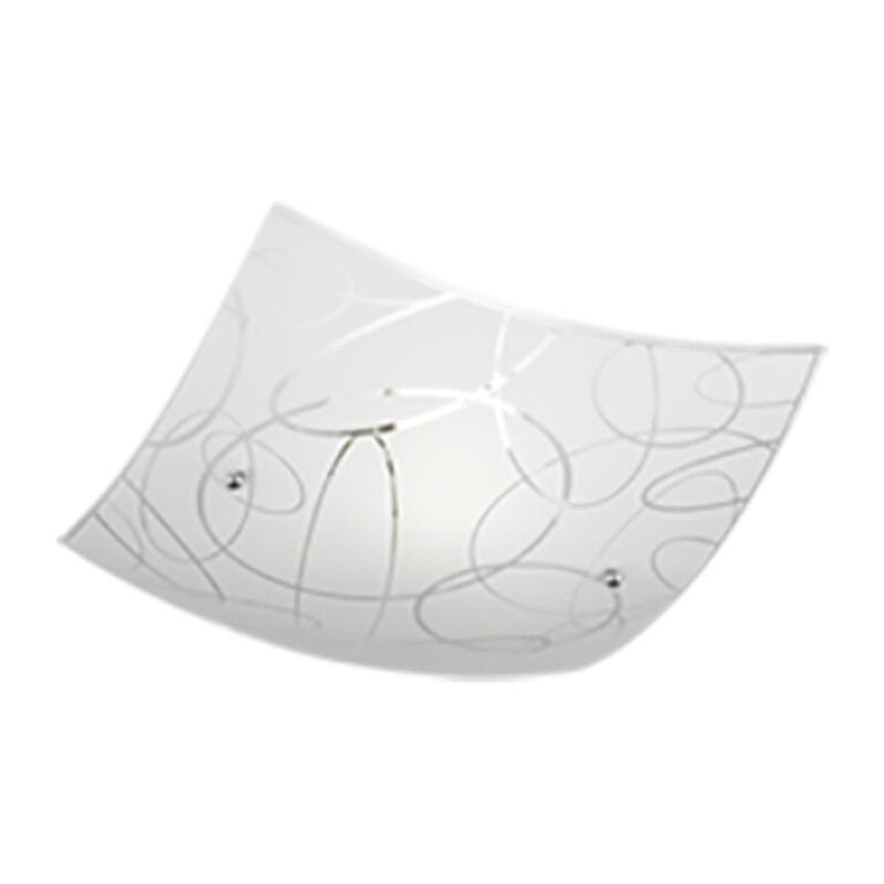 PLAFONIERA SPIRELLI DECORO CERCHI E27 30X30 CM- 1,0 pz