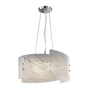 LAMPADA SOSP SANDRINA GRAN RIGHE TRASP D 50- 1,0 pz