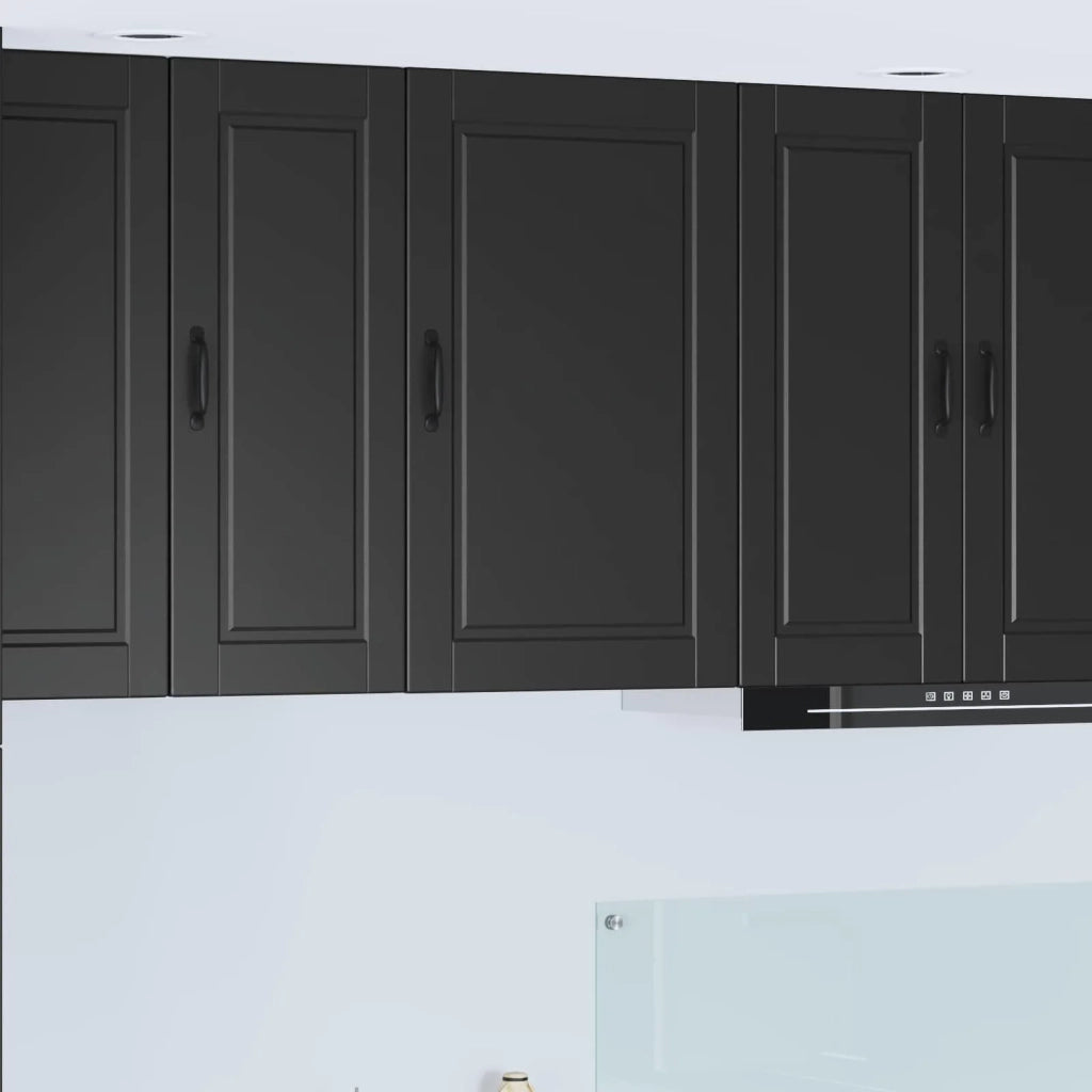 Armadietto a muro PORTO Nero 50 x 31 x 80 cm Legno multistrato
