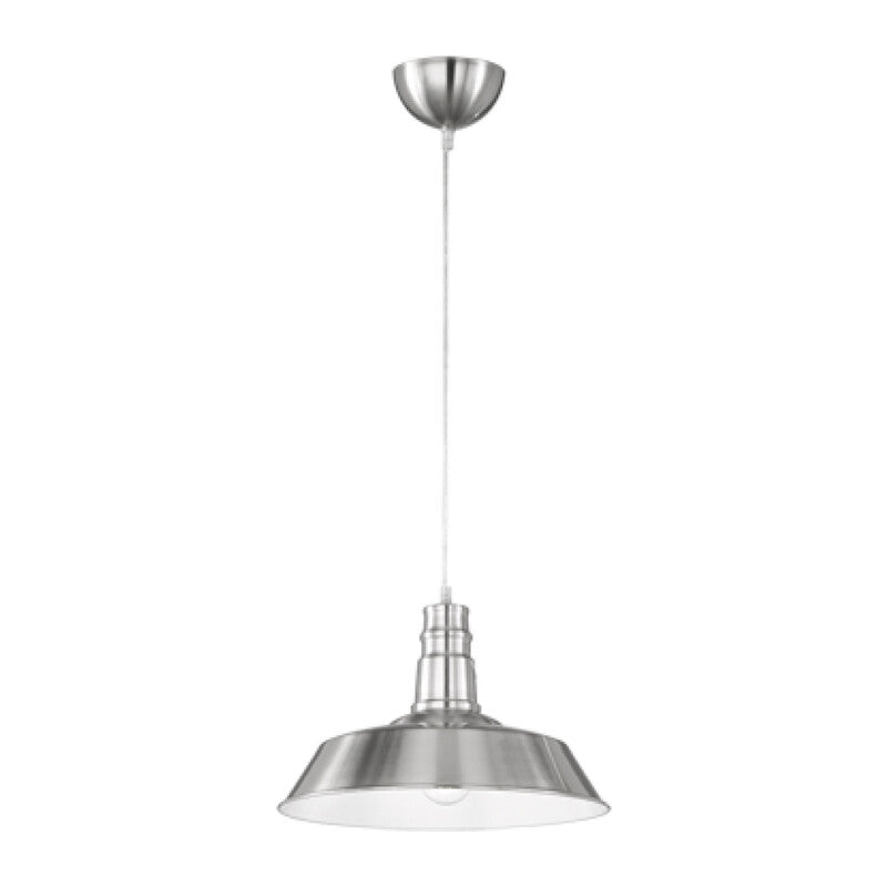 LAMPADA SOSP WILL METALLO D 36 CM ACCIAIO SATIN- 1,0 pz