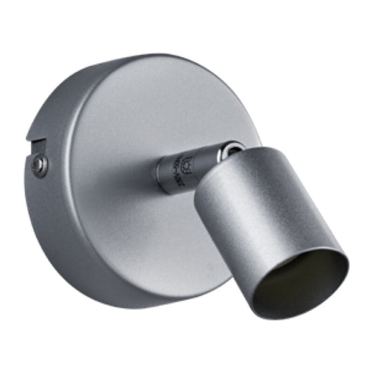 FARETTO DA PARETE PARIS 1 LUCE GU10 ALLUMINIO- 1,0 pz