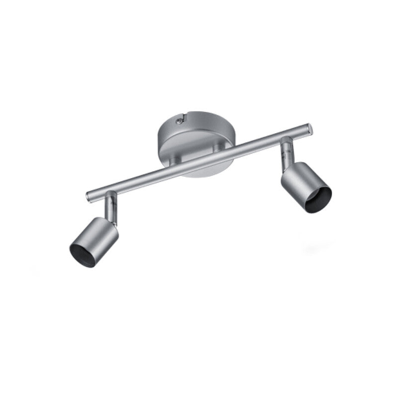 BARRA 2 FARETTI PARIS GU10 ALLUMINIO- 1,0 pz