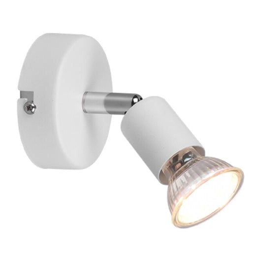 FARETTO DA PARETE PARIS 1 LUCE GU10 BIANCO- 1,0 pz