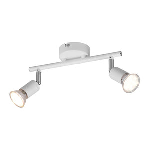 BARRA 2 FARETTI PARIS GU10 BIANCO- 1,0 pz