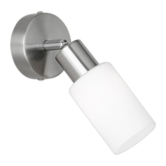 FARETTO DA PARETE MARS E14 ACCIAIO/VETRO- 1,0 pz