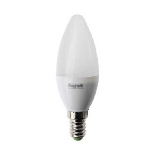 BEGHELLI LED OLIVA E14  7W 58077 NATURALE 4000K SUPER- 10,0 pz
