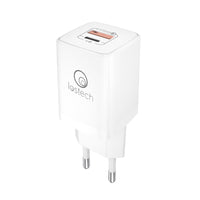 CARICATORE C/PRESA USB-A E USB-C 20W LS-NC08- 1,0 pz