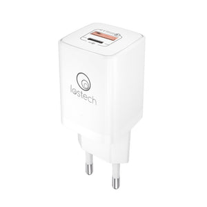 CARICATORE C/PRESA USB-A E USB-C 20W LS-NC08- 1,0 pz