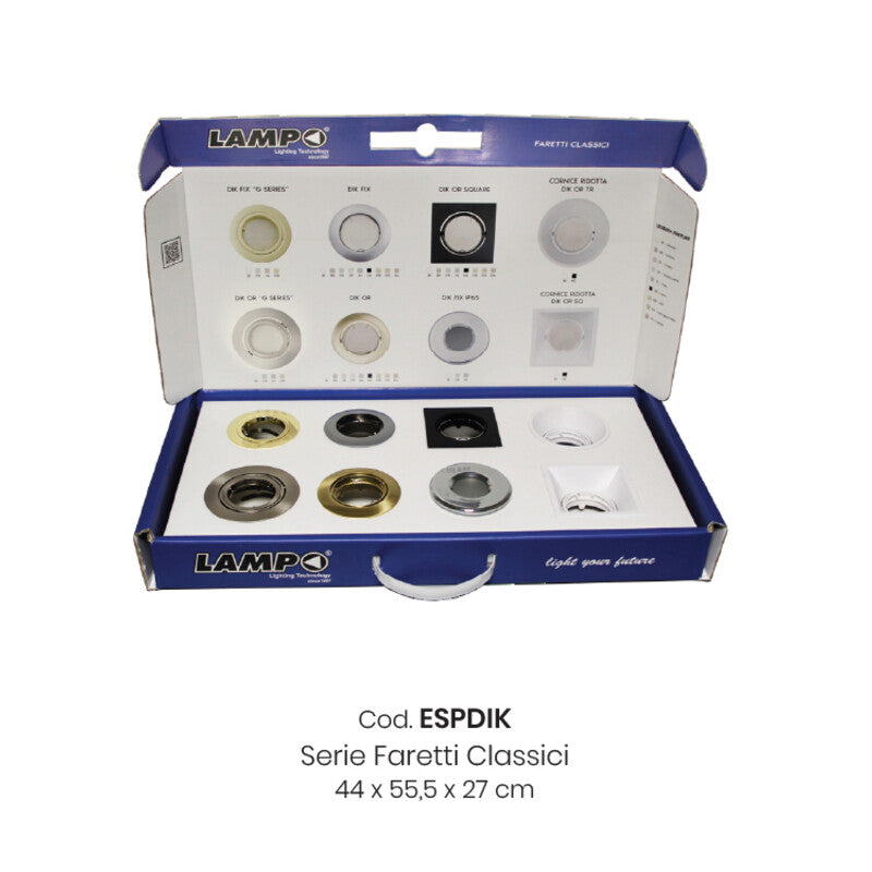 ESPOSITORE VALIGIA FARETTI DA INCASSO- 1,0 pz