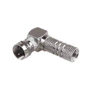 SPINA TV SATELLITARE TIPO F A 90 PER CAVO D 7 MM- 10,0 pz