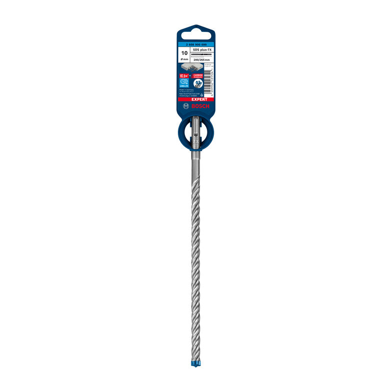 BOSCH-A PUNTA SDS PLUS-7X EXPERT 10X200X/265 MM- 1,0 pz