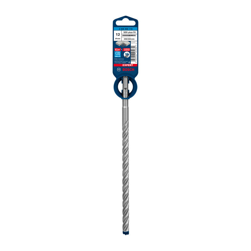 BOSCH-A PUNTA SDS PLUS-7X EXPERT 12X200/265 MM- 1,0 pz