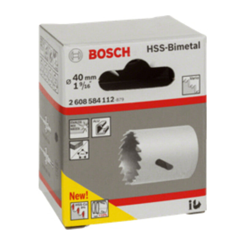 BOSCH-A SEGA A TAZZA BIMETALLICA HSS D  40- 1,0 pz