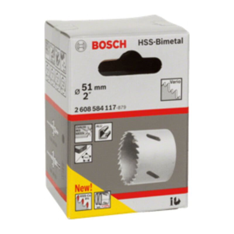 BOSCH-A SEGA A TAZZA BIMETALLICA HSS D  51- 1,0 pz