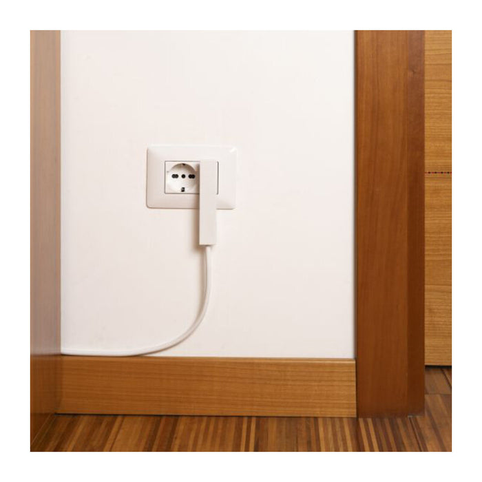 FME 80.080 SPINA SALVASPAZIO 10A CLOCK BIANCO- 1,0 pz