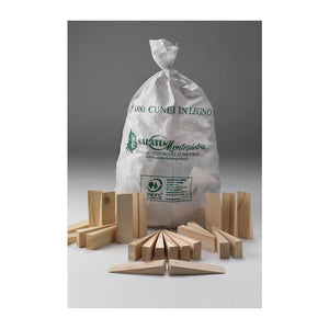 CUNEI ABETE PIALLATO PER EDILIZIA CF. 100 PEZZI- 1,0 confezione