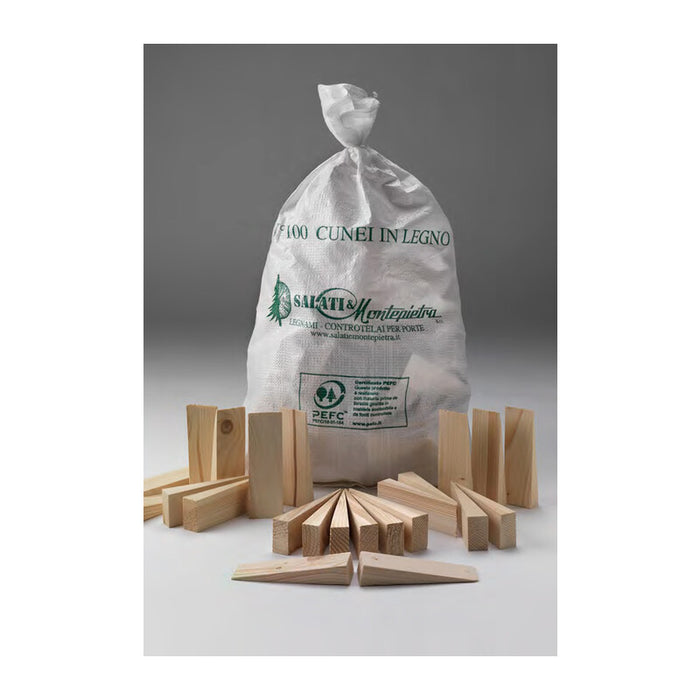 CUNEI ABETE PIALLATO PER EDILIZIA CF. 100 PEZZI- 1,0 confezione
