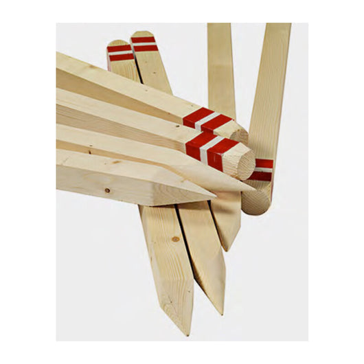 PICCHETTO IN LEGNO CON PUNTA 5X5XH100 CM- 10,0 pz