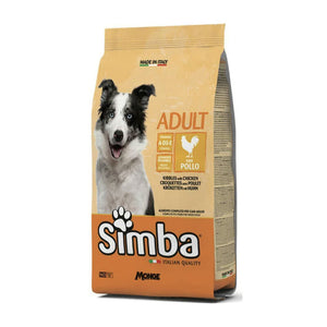 CROCCHETTA CANE MONGE SIMBA 20 KG ADULT POLLO- 1,0 pz