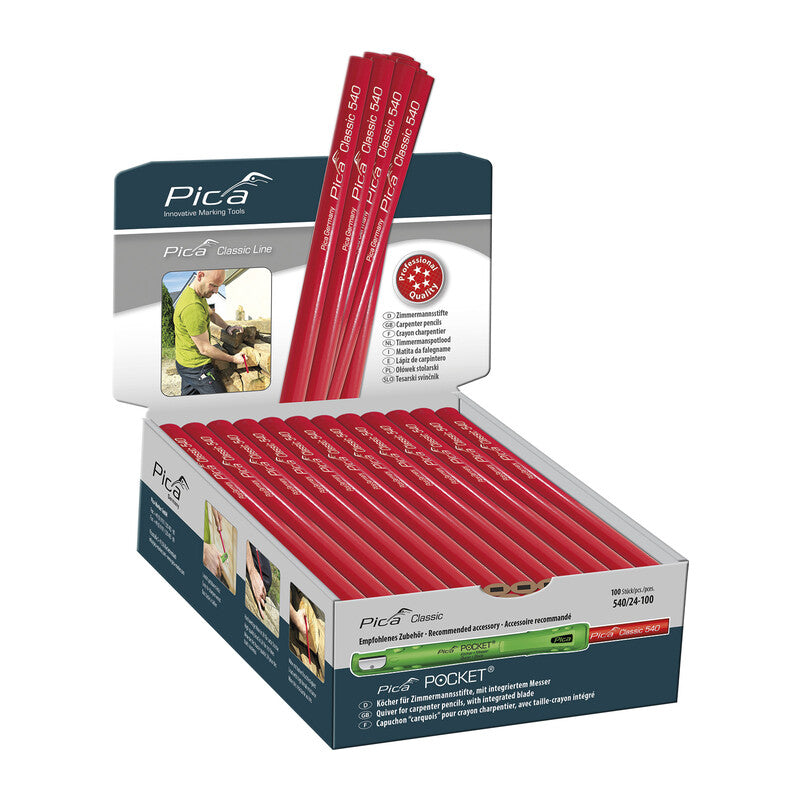 DISPLAY MATITA PER CARPENTIERE 240 MM DA 100 PZ- 1,0 pz