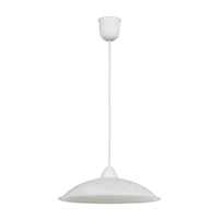 LAMPADA SOSP DUNA 30 1XE27 ALABASTRO BIANCO- 1,0 pz