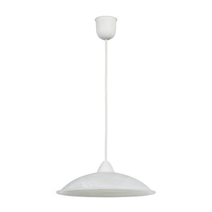 LAMPADA SOSP DUNA 30 1XE27 ALABASTRO BIANCO- 1,0 pz