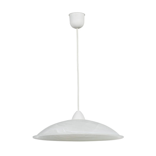 LAMPADA SOSP DUNA 40 1XE27 ALABASTRO BIANCO- 1,0 pz