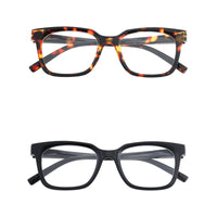 OCCHIALI 2X1  TWIN/10 NERO E TARTARUGA  D. 1- 4,0 pz