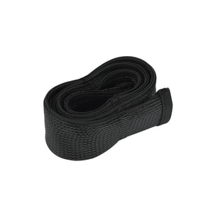 GUAINA RACCOGLICAVO CON ZIP D 25MMX1,5M NERO- 1,0 pz