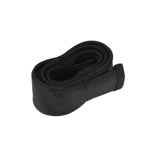 GUAINA RACCOGLICAVO CON ZIP D 25MMX1,5M NERO- 1,0 pz