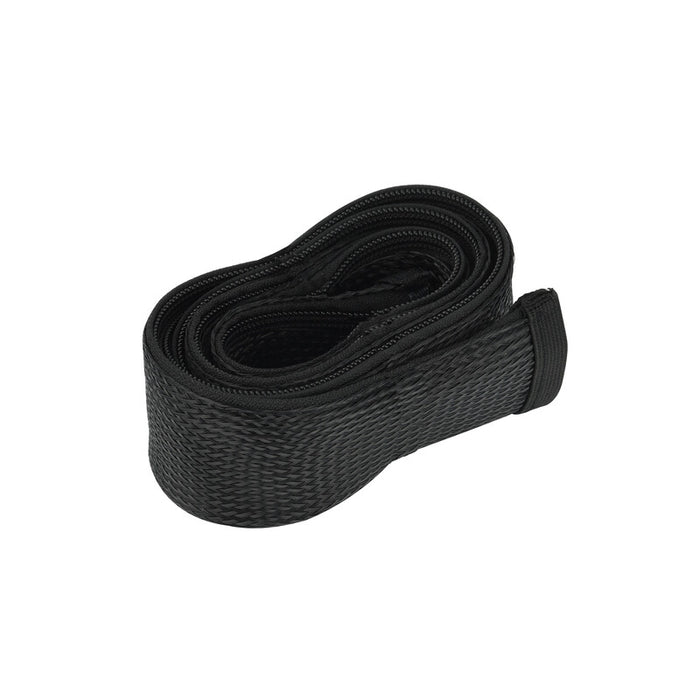 GUAINA RACCOGLICAVO CON ZIP D 25MMX1,5M NERO- 1,0 pz