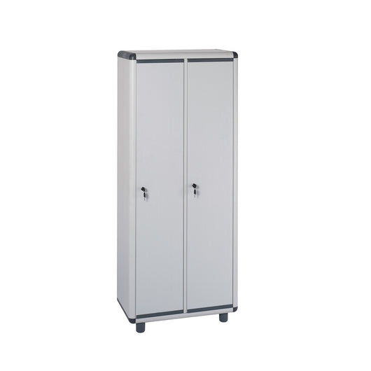 ARMADIO SPOGLIATOIO RESINA A 2 POSTI IN KIT C/SERRAT- 1,0 pz