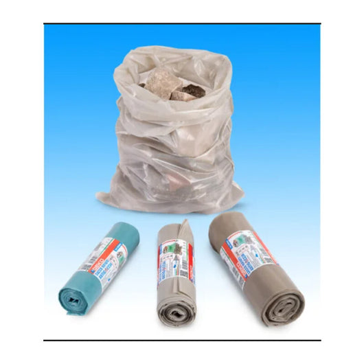 SACCHI PER CALCINACCI 40X70 CM 10 PEZZI AMBRA GEKO- 1,0 rotoli