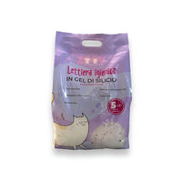 LETTIERA GATTO IN SILICIO LAVANDA 5 L- 1,0 pz