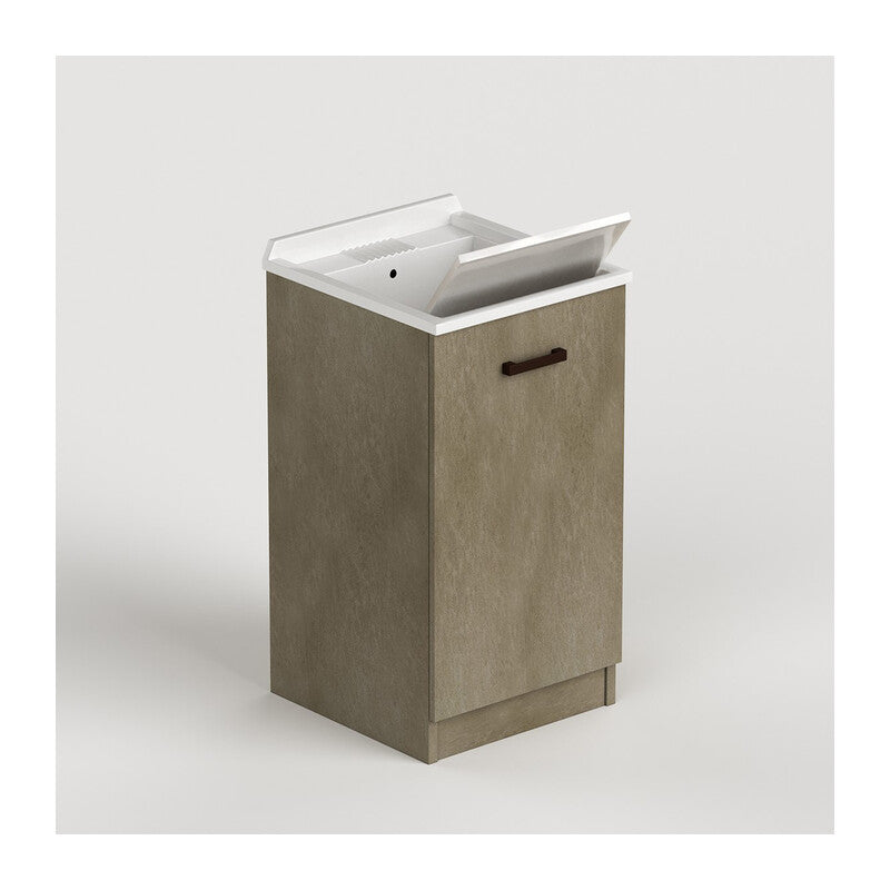 LAUNDRY LAVATOIO 1A 47X50X86 CM ARGILLA- 1,0 pz