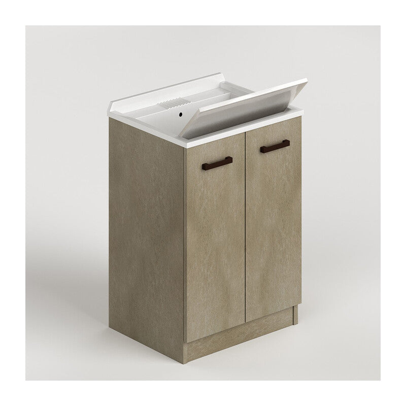LAUNDRY LAVATOIO 2A 61X50X86 CM ARGILLA- 1,0 pz