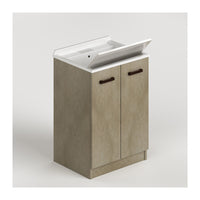 LAUNDRY LAVATOIO 2A 61X50X86 CM ARGILLA- 1,0 pz