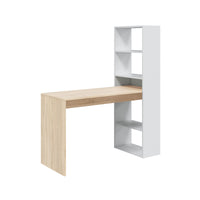 KIT SCRIVANIA DUPLO C/LIBRERIA 120X53X144 BIA ART ROV- 1,0 pz