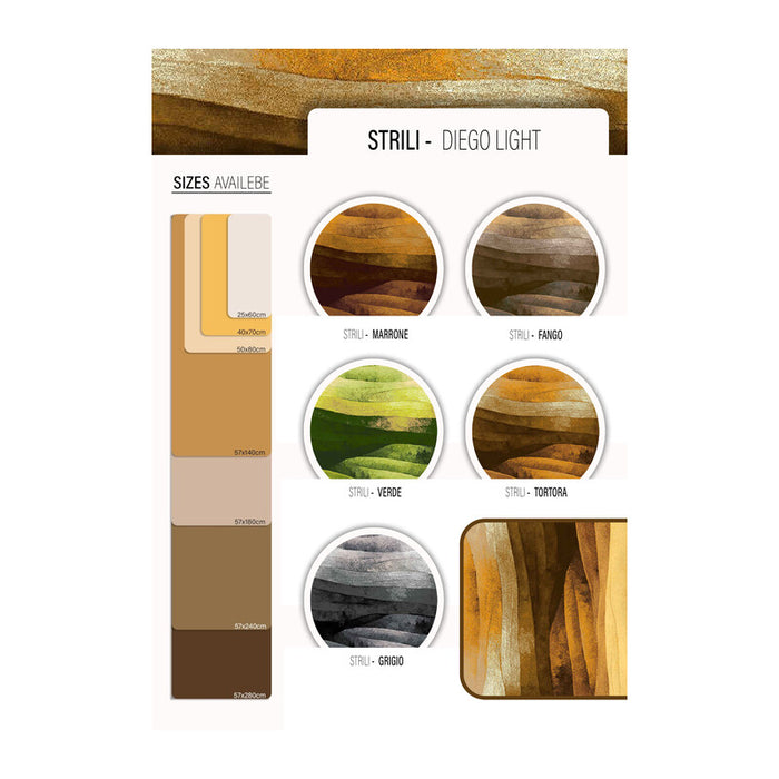 TAPPETO CUCINA STRILI 40X 70 CM ASSORTITO- 20,0 pz