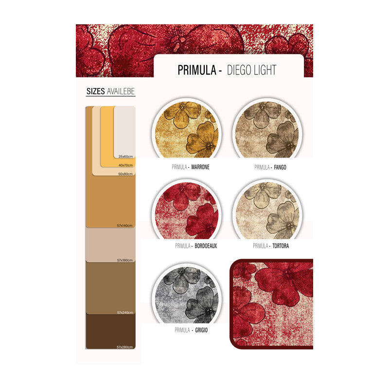 TAPPETO CUCINA PRIMULA 25X 60 CM ASSORTITO- 20,0 pz