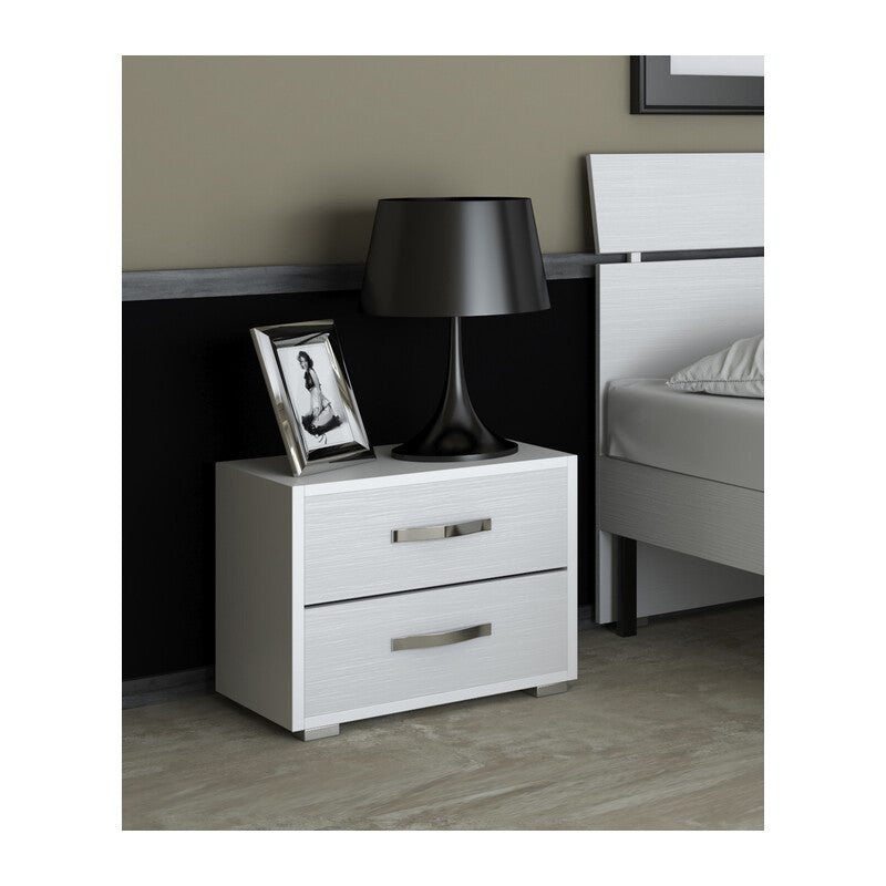 LINEA MODERN COMODINO 2C BIAN FRAS 43X52X36- 1,0 pz