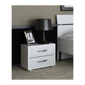 LINEA MODERN COMODINO 2C BIAN FRAS 43X52X36- 1,0 pz