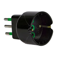 FME 82.601 ADATTATORE 10A 2P+T-SCHUKO GARANTI NERO- 50,0 pz