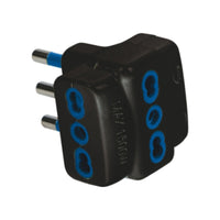 FME 82.631 ADATTATORE TRIPLO 16A 2P+T GARANTI NER- 50,0 pz
