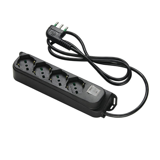 FME 47.4214 MULTIPRESA 4P BIP/SC+INT SICUR 10A NER- 1,0 pz