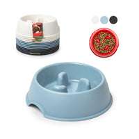 CIOTOLA ANTI VORACIT BIANCO/AZZURRO/ANTRACITE- 12,0 pz