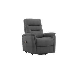 POLTRONA RECLINER SOFT DUE MOTORI TESSUTO GRIGIO- 1,0 pz